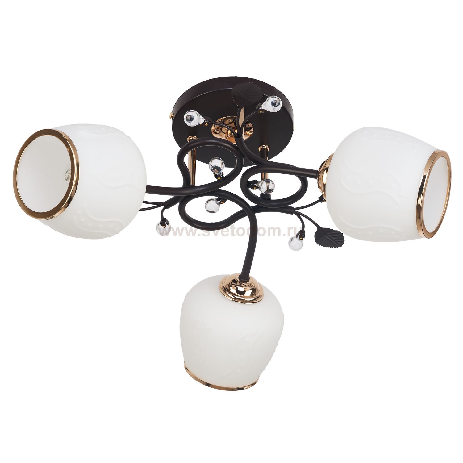 Потолочный светильник Экономсвет 7337/3RD+GD WT