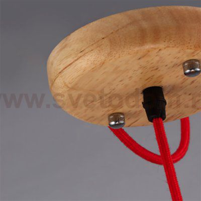 Подвесной светильник Crimea Pine Cone natural wood D20 ImperiumLoft 73531-22