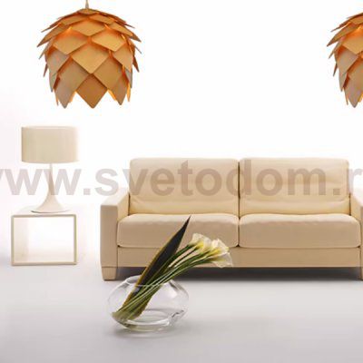 Подвесной светильник Crimea Pine Cone natural wood D20 ImperiumLoft 73531-22