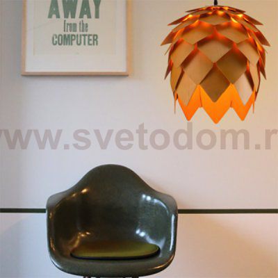 Подвесной светильник Crimea Pine Cone natural wood D20 ImperiumLoft 73531-22