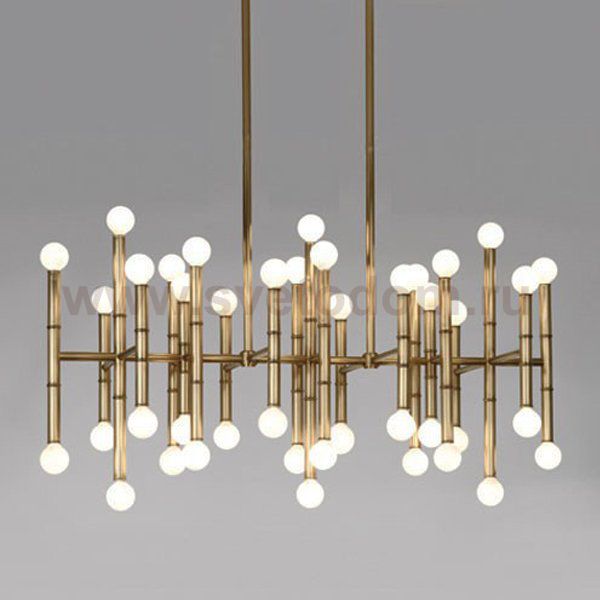 Люстра Meurice Rectangular Chandelier Jonathan Adler ImperiumLoft 73771-22