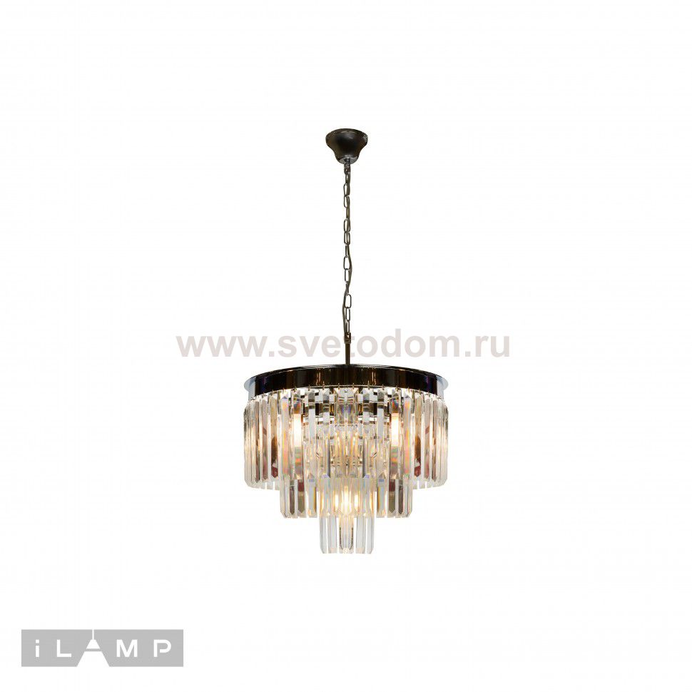 Подвесная люстра iLamp Triumph 7382/5+1P Хром
