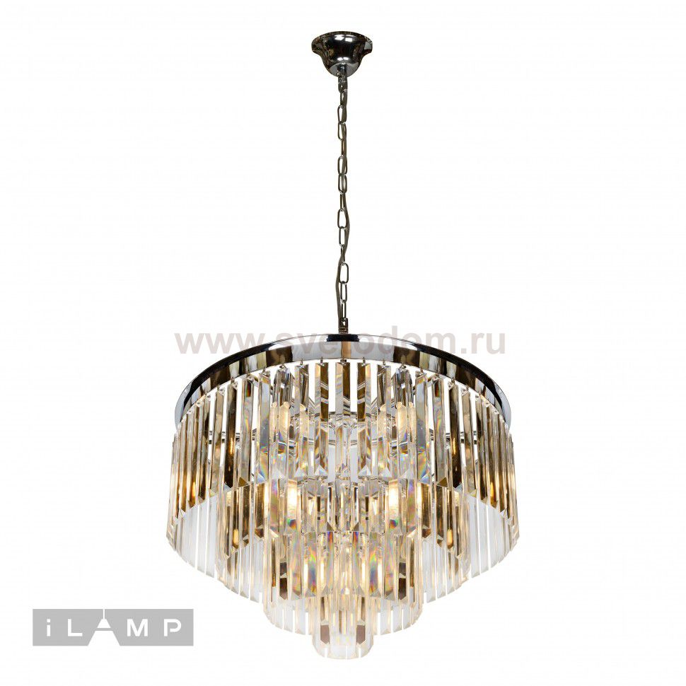 Подвесная люстра iLamp Triumph 7382/6+3+1P Хром