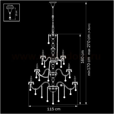 Люстра подвесная Lightstar 738302 Vidare