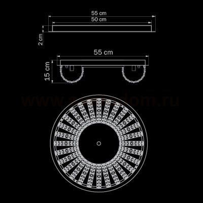 Светильник потолочный Lightstar 741072 Onda