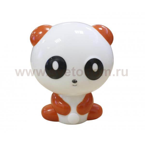 Светильник-ночник ПАНДА оранжевый w10,5*9 Led 0,6W 4000К Kink light 74108.09