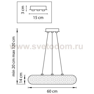 Люстра подвесная Lightstar 741104 Onda