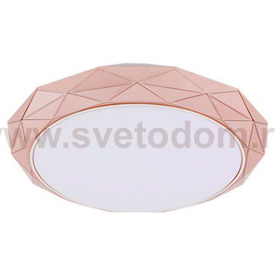 Светильник диммируемый КРИСТАЛЛ коричневый d-50 h-7 Led 72W (3000-6000K) с пультом ДУ Kink light 74133,04