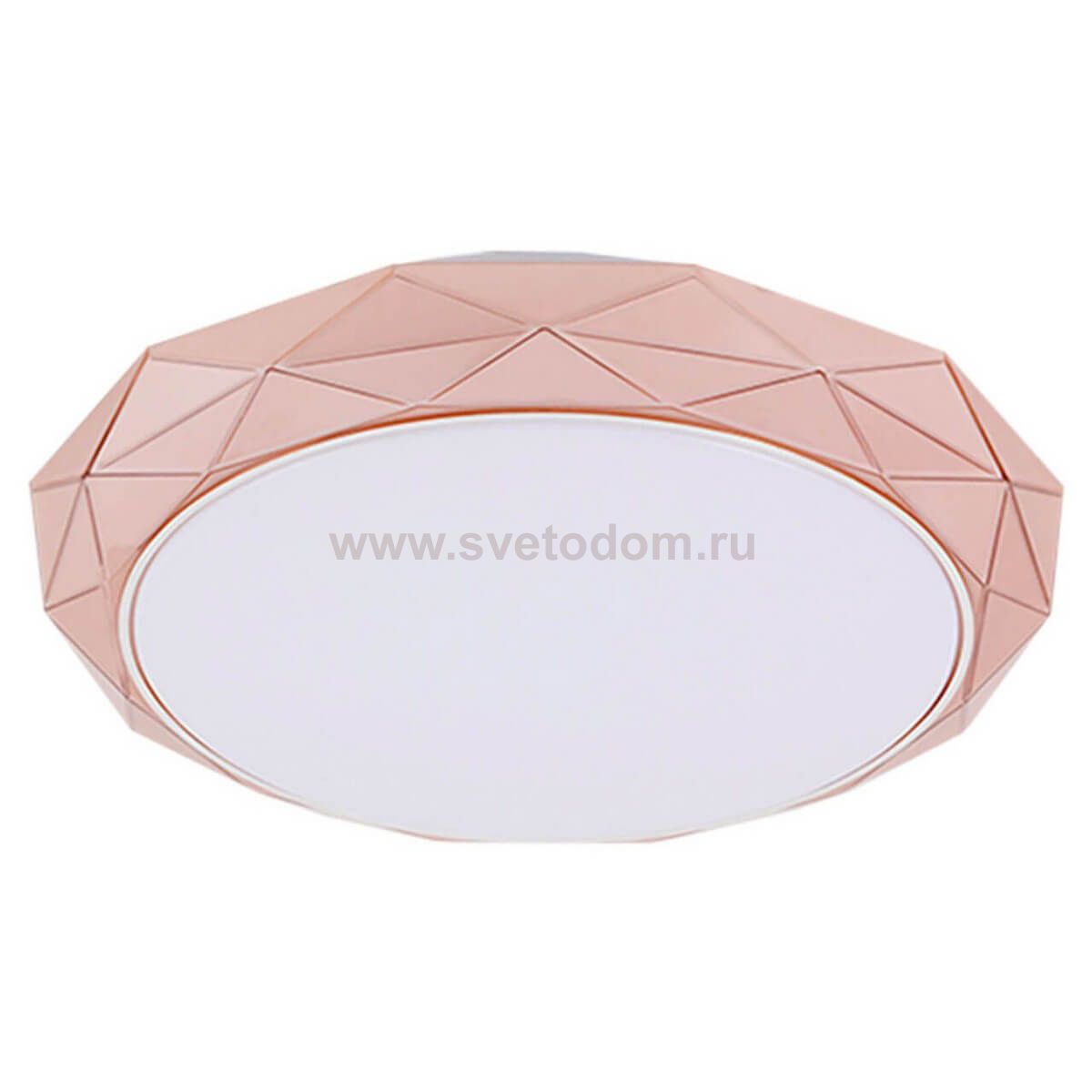 Светильник диммируемый КРИСТАЛЛ коричневый d-50 h-7 Led 72W (3000-6000K) с пультом ДУ Kink light 74133,04