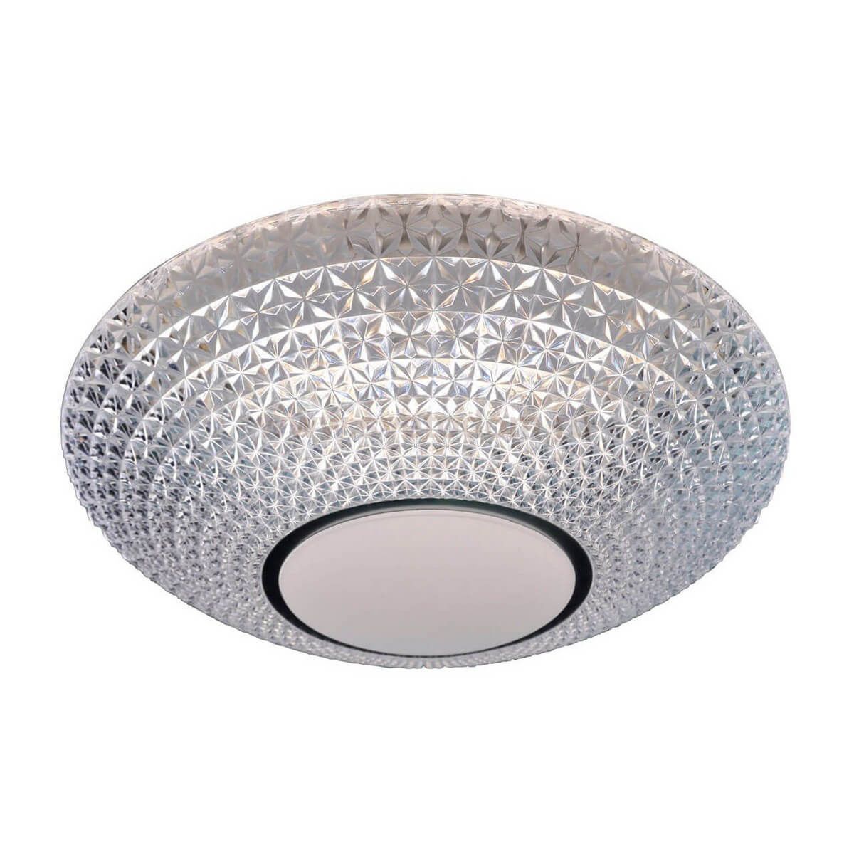 Светильник диммируемый МИКАНТА белый h11 d52 Led 72W (3000-6000K) с пультом ДУ Kink light 74144