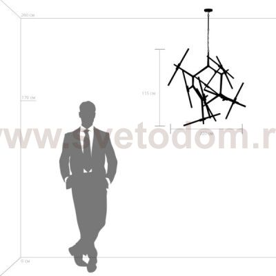 Люстра подвесная Lightstar 742207 Struttura