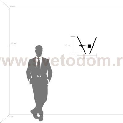 Светильник бра Lightstar 742627 Struttura