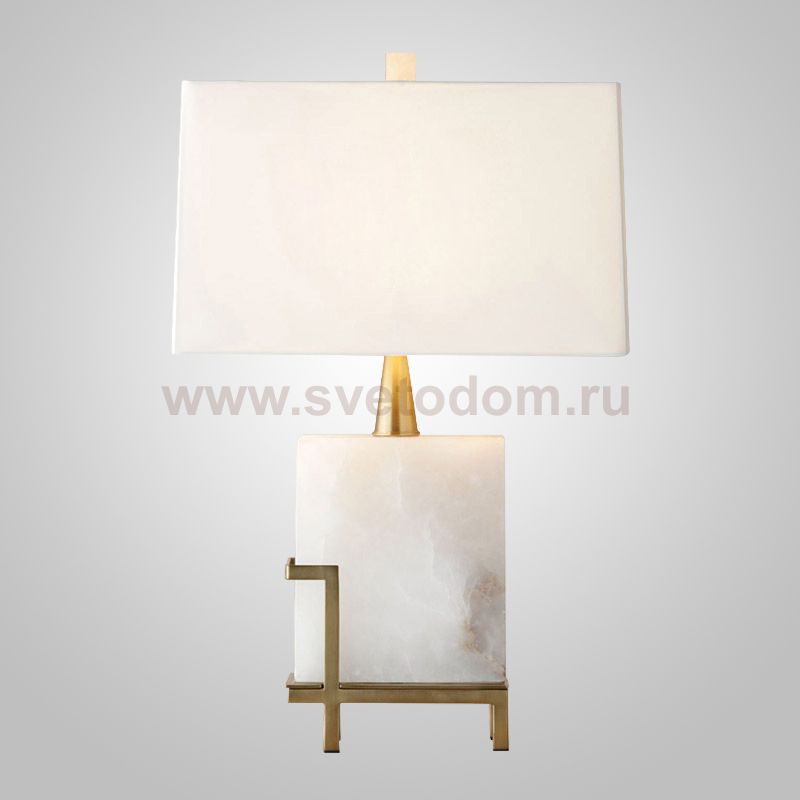 Настольная лампа Art-Deco White marble Lamp ImperiumLoft 74272-22