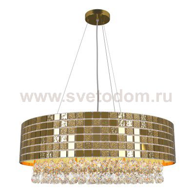 Люстра подвесная золотая мозаика Lightstar 743162 Bezazz