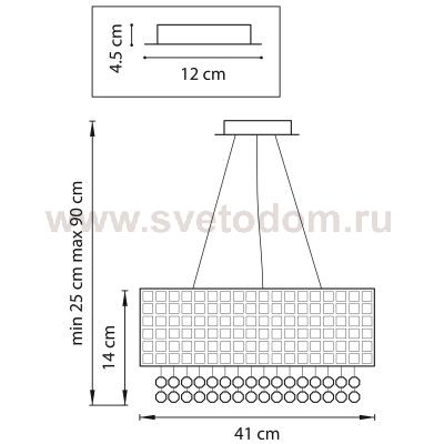 Люстра подвесная Lightstar 743164 Bezazz