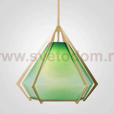 Подвесной светильник Harlow Pendant Lamp green ImperiumLoft 74550-22