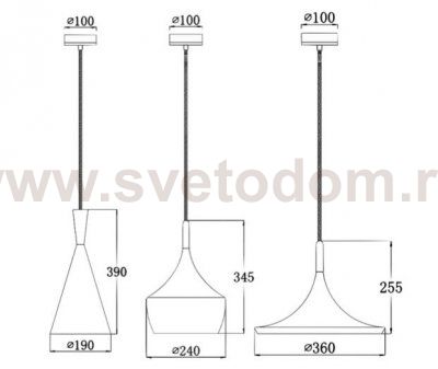 Подвесной светильник Dairy Light Beat Tall ImperiumLoft 74577-22