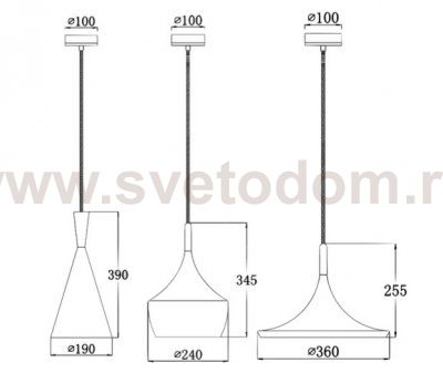 Подвесной светильник Dairy Light Beat Tall ImperiumLoft 74577-22
