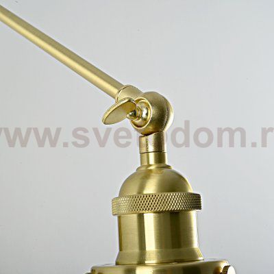 Бра Gloce Cone Shade Loft Industrial Metal Tall Gold ImperiumLoft 74698-22
