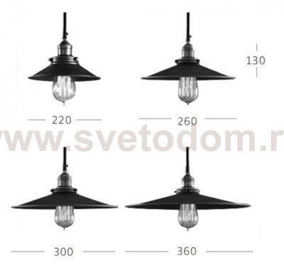 Люстра Loft Cone Pendant 22 ImperiumLoft 74716-22