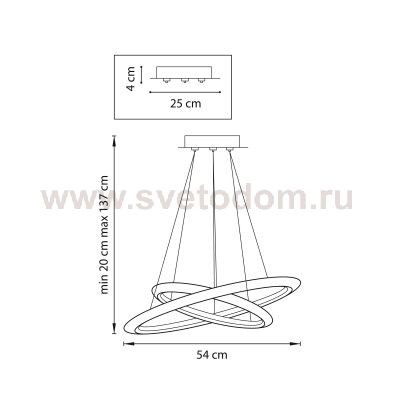 Люстра подвесная Lightstar 748062 Saturno