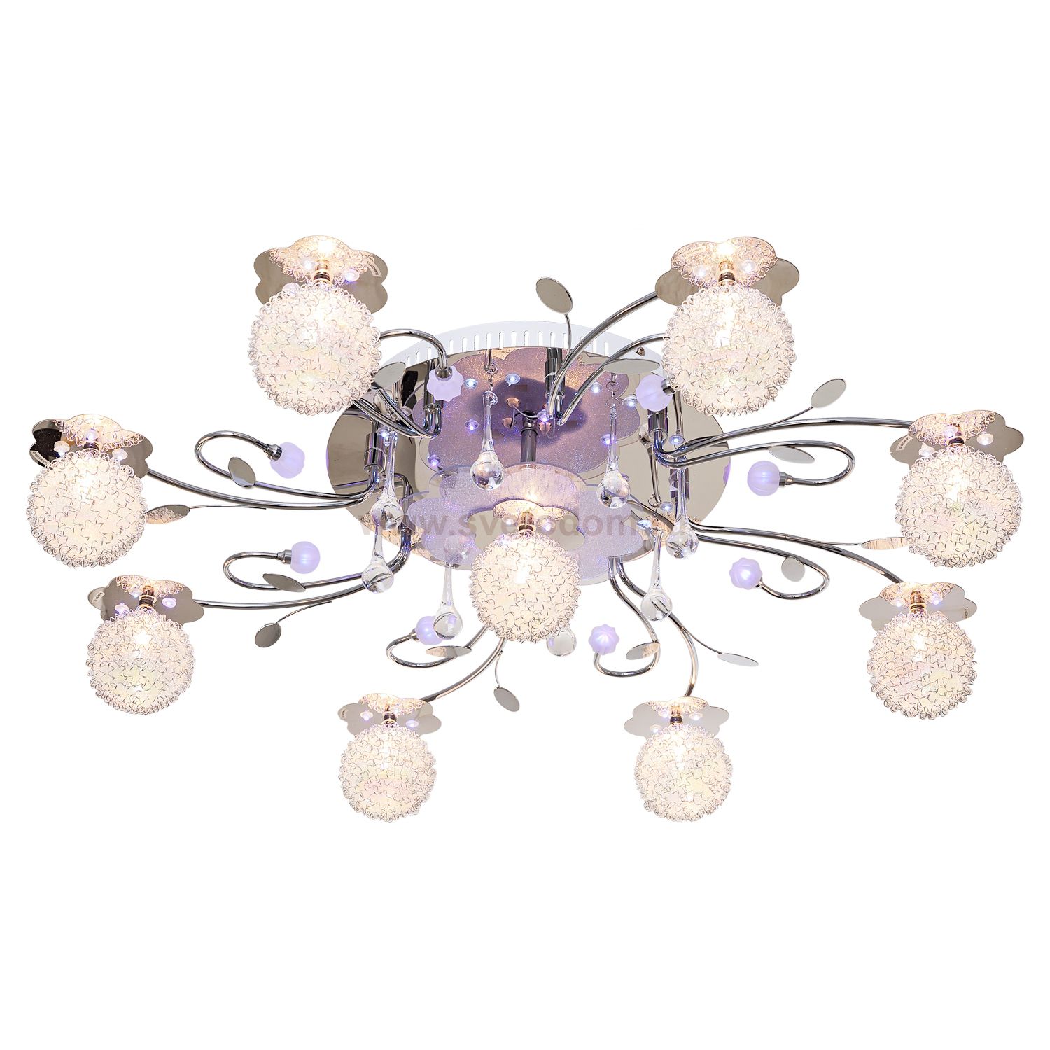 Потолочный светильник Экономсвет 7485/7CR RC WTBLLED