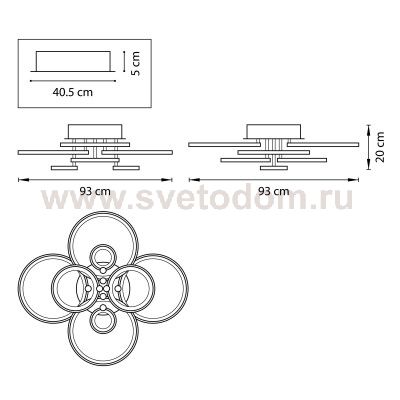 Люстра потолочная Lightstar 749094 Breve