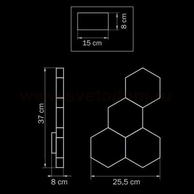 Светильник настенный Lightstar 750643 Favo