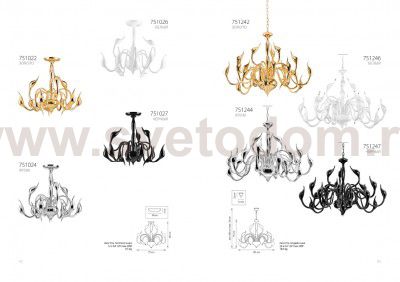 Люстра потолочная Lightstar 751022 Cigno Collo