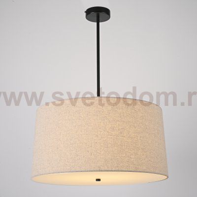 Люстра RH ROUND Linen Shade Pendant ImperiumLoft 75147-22