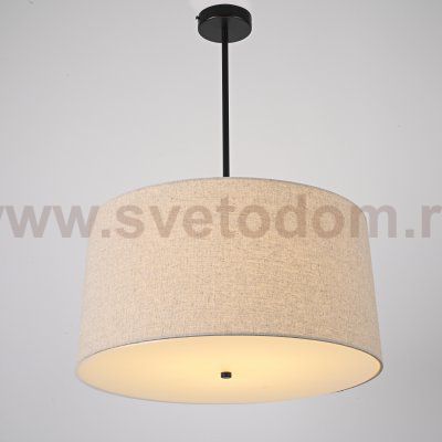 Люстра RH ROUND Linen Shade Pendant ImperiumLoft 75147-22