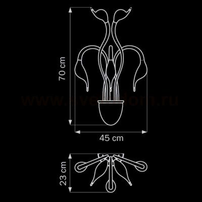 Светильник бра Lightstar 751657 Cigno Collo