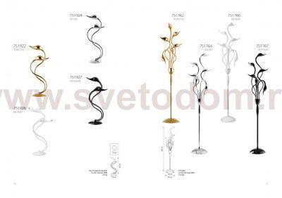 Настольная лампа Lightstar 751924 Cigno Collo