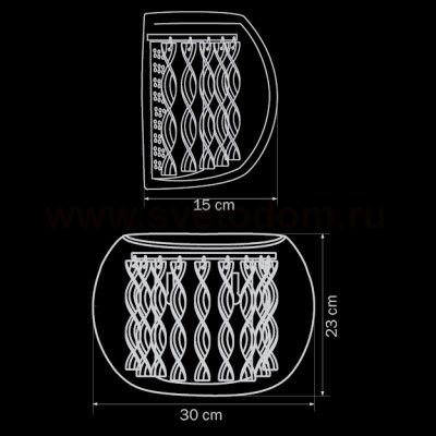 Светильник бра Lightstar 752634 Acquario