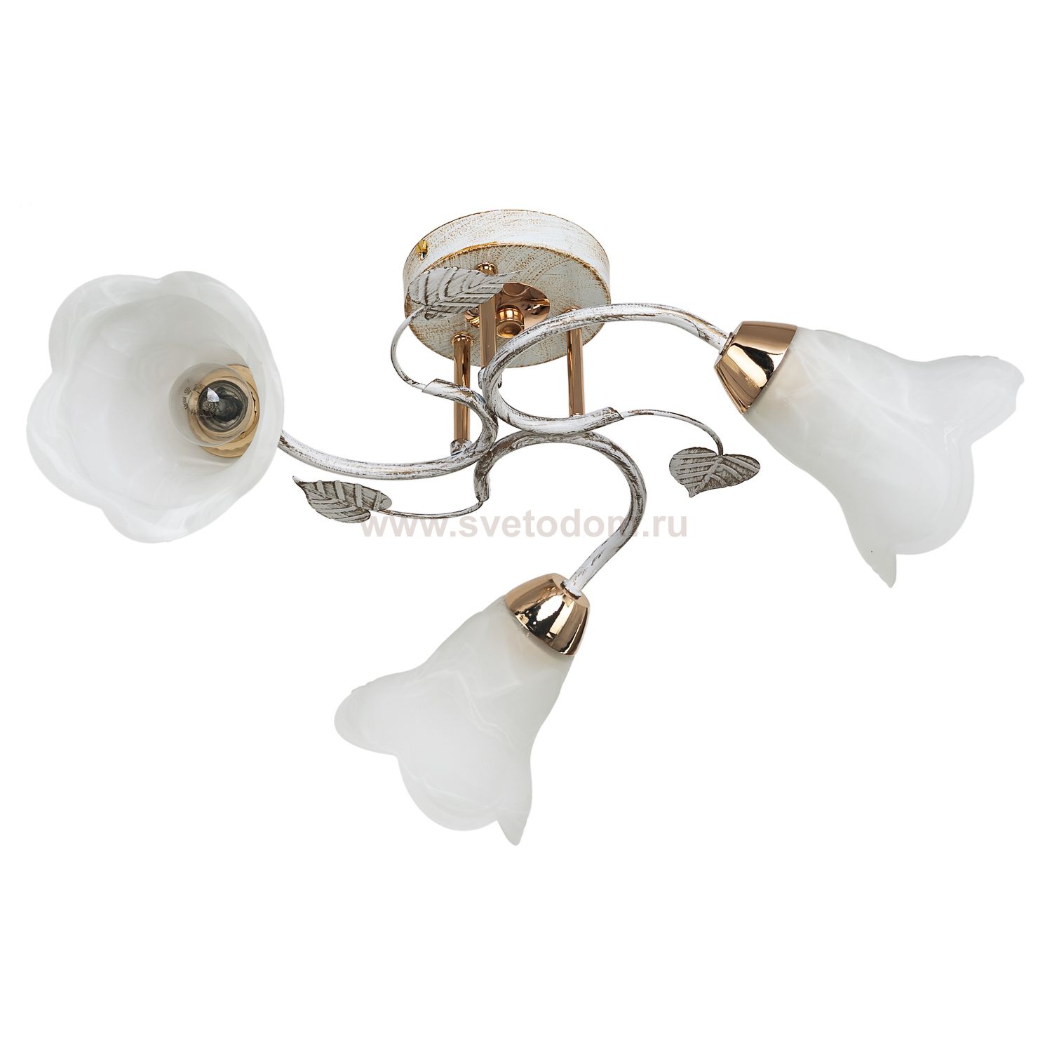 Светильник ЭкономСвет 7536/3FGD+WT WT