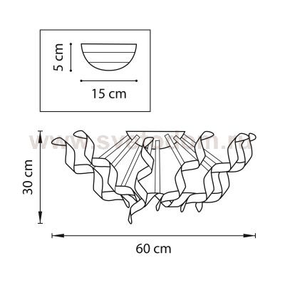 Люстра потолочная Lightstar 754064 Turbio