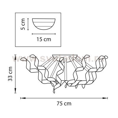 Светильник потолочный Lightstar 754094 Turbio