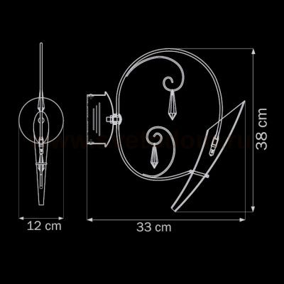 Светильник бра Lightstar 755614 Scarabeo
