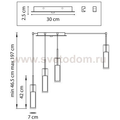 Подвесной светильник Lightstar 756067 Cilino