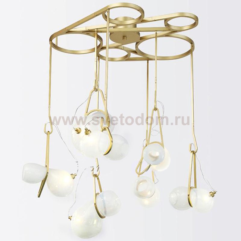 Люстра White glass trap ImperiumLoft 75628-22