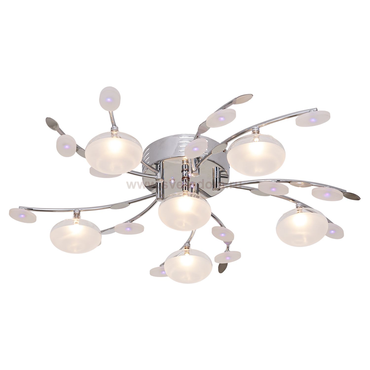 Потолочный светильник Экономсвет 7564/6CR RC RBLLED