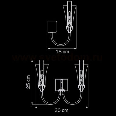 Плафон стекло 145*25мм для Lightstar 757 серии Owio (21мм посадка)