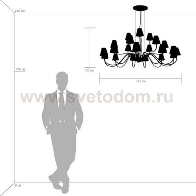 Люстра подвесная Lightstar 758212 Diafano