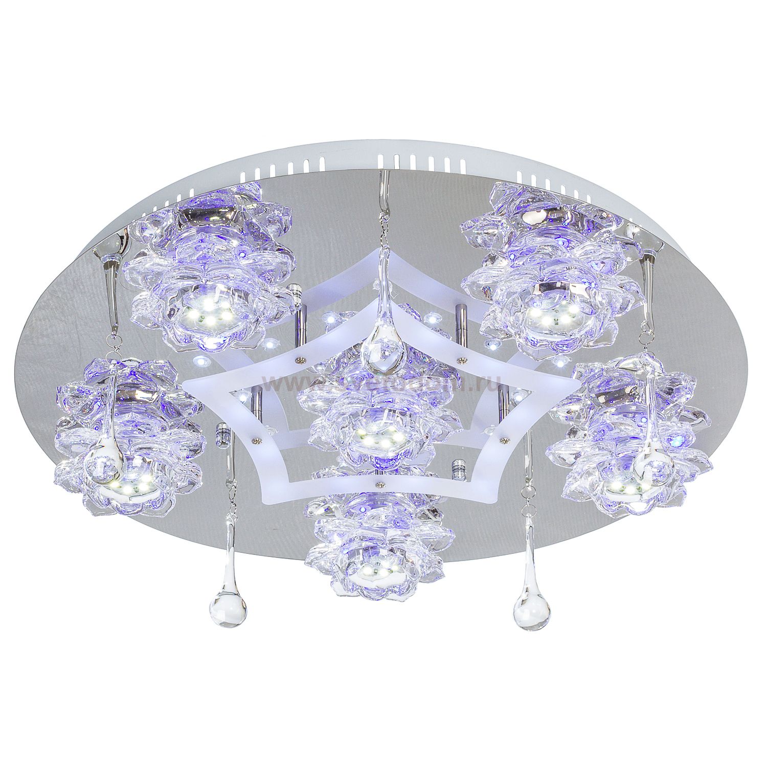 Светильник ЭкономСвет 7600/6CR RC MIXLED