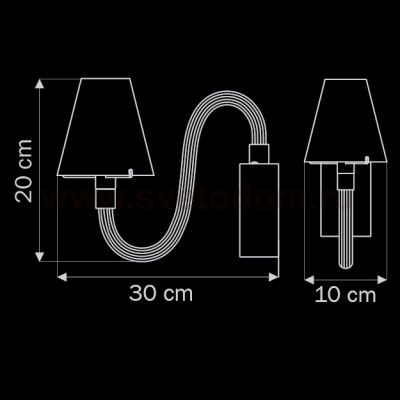 Светильник бра Lightstar 760616 Bianco