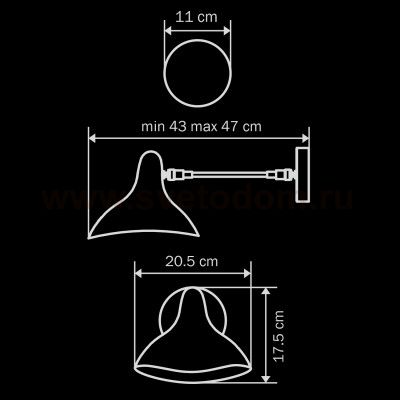 Светильник бра Lightstar 764606 Manti