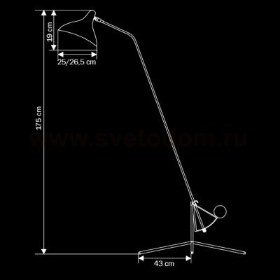 Торшер Lightstar 764714 Manti