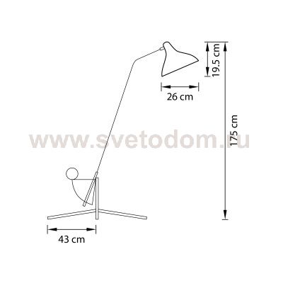 Торшер Lightstar 764716 Manti