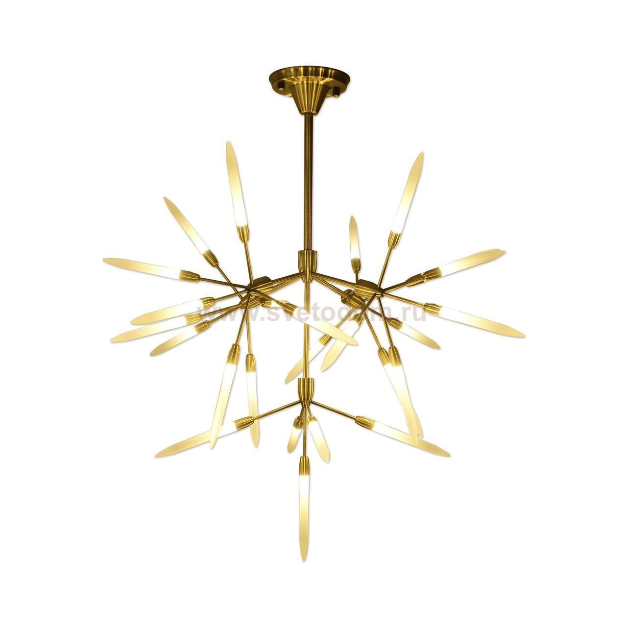 Люстра МАЛЬВА бронза d60 h90 G4 25*3W (3000K) (Led) Kink light 7655