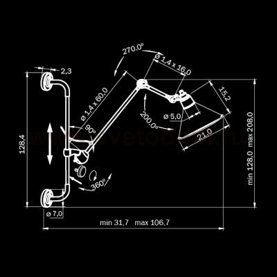 Светильник бра Lightstar 765626 Loft